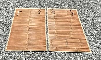 Amazon.co.jp: 茶道具『お座敷簾御簾2枚組長さ166.2cm』簾